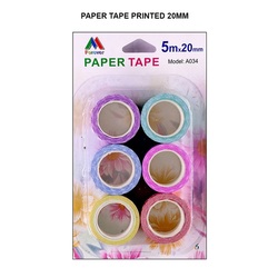 PAPER TAPE PRINTED 20mm x 5m 35007 RAW-A034